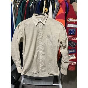 Size Large- VTG Yves Saint Laurent Button Down Plaid Shirt